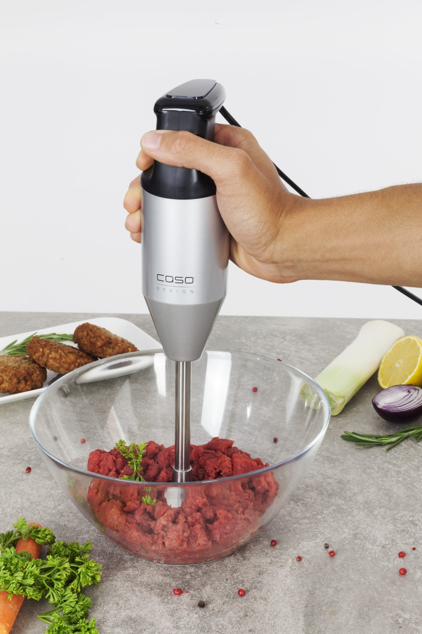 Caso Stavblender HB2200 Pro, 170 watt/AC motor, m/Tilbehør